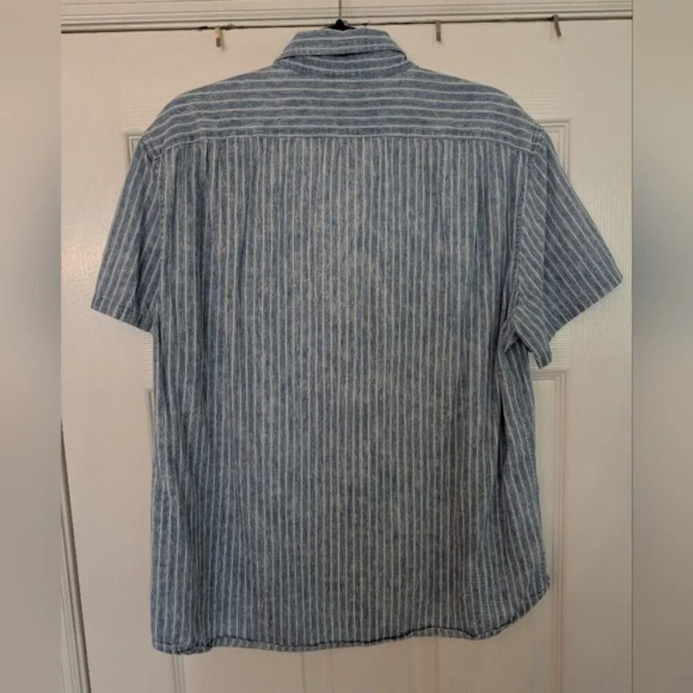 Men's J.CREW MERCANTILE Striped Short Sleeve Button Down Shirt